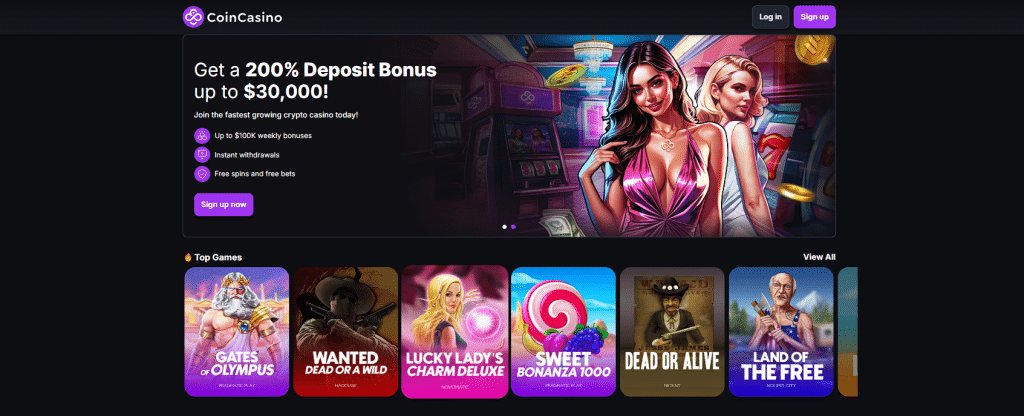 CoinCasino - bitcoin casinos